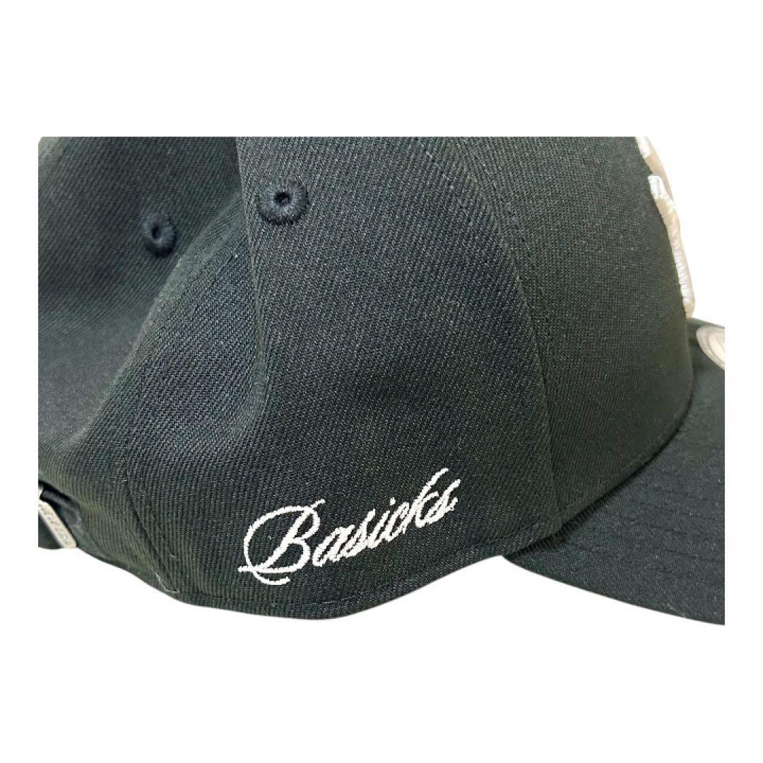 【残り1点】BASICKS × NEW ERA 9FORTY ブラック キャップ