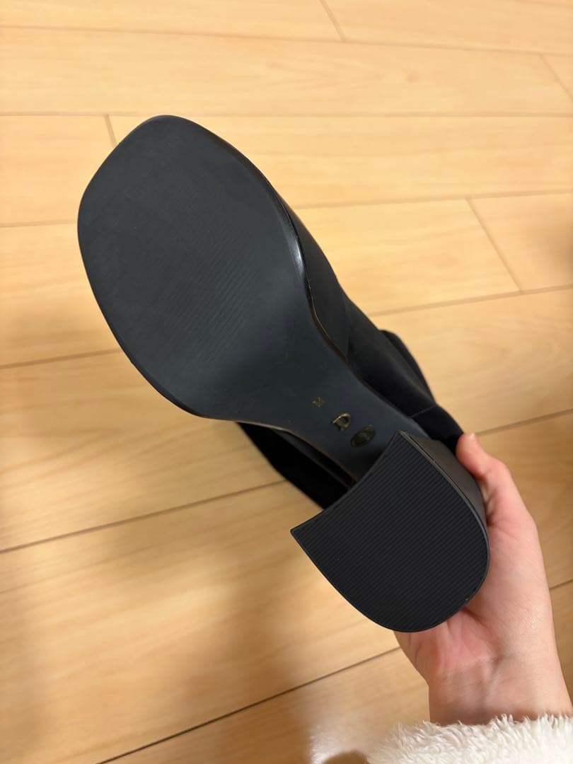 ウルトラストレッチレザーロングブーツ