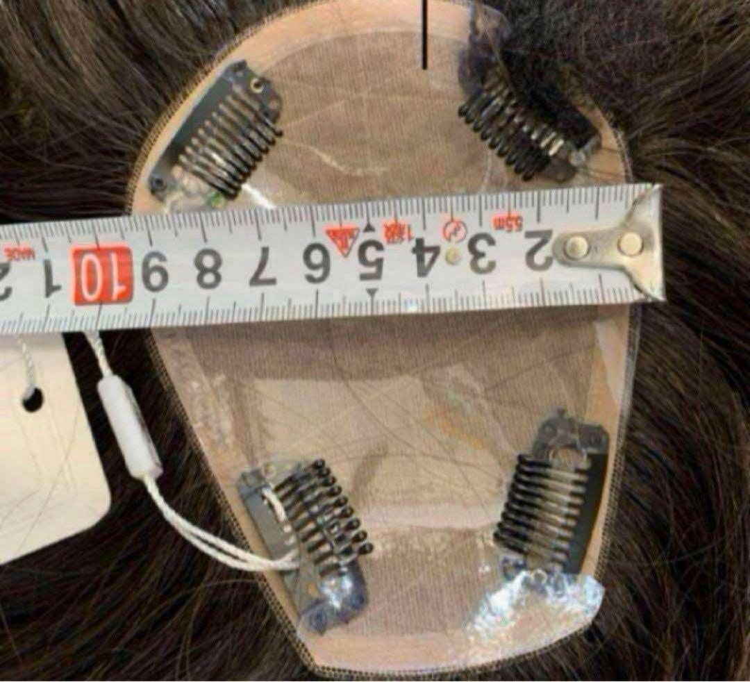 HairDre ヘアドレ　L② 人毛100%ウィッグ ダークブラウン黒茶