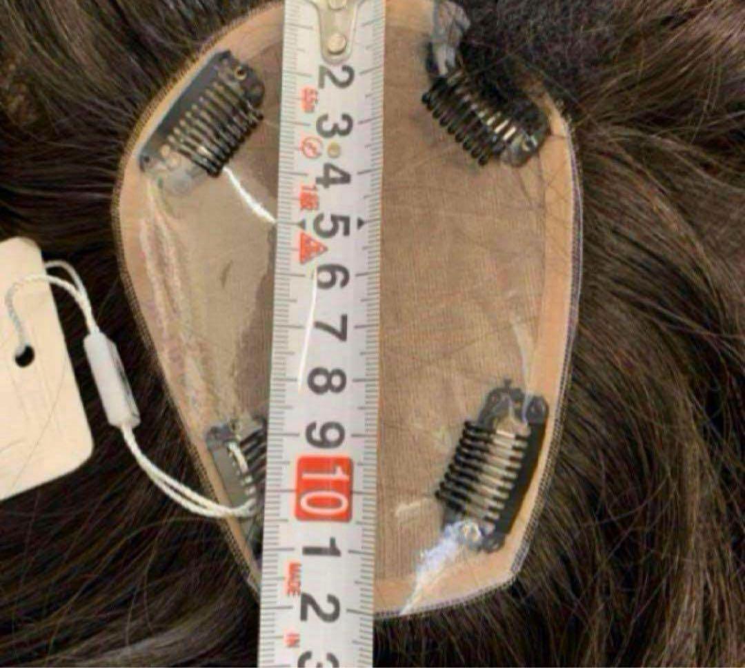 HairDre ヘアドレ　L② 人毛100%ウィッグ ダークブラウン黒茶