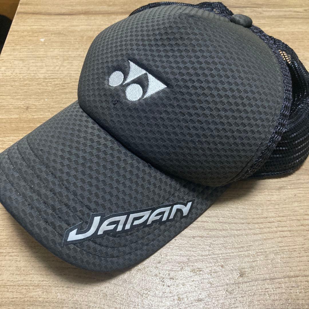 YONEX ナショナルチーム帽子　ブラック