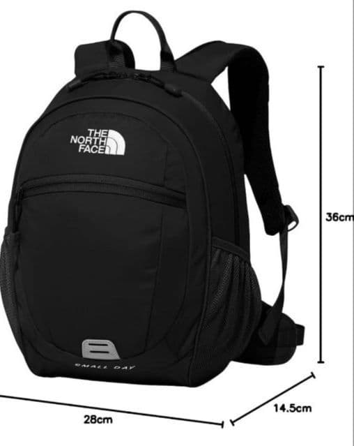THE NORTH FACE SMALL DAY ブラックリュック　キッズ