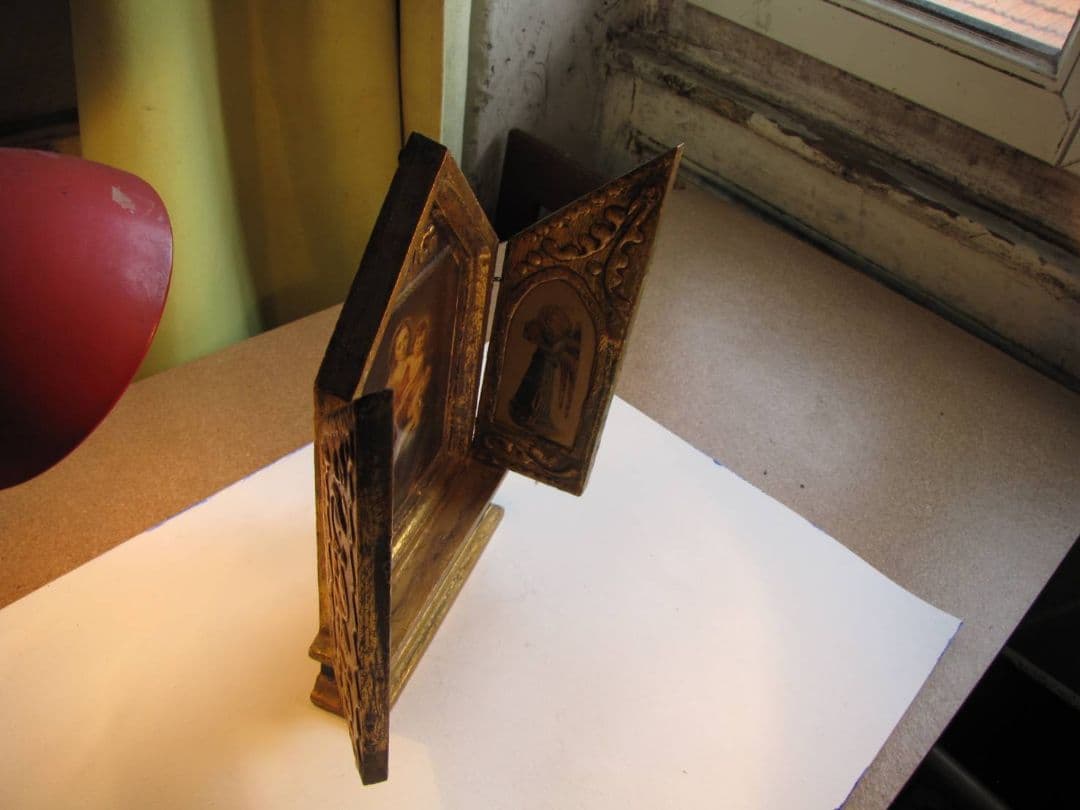 【aa6】マドンナの三面飾り扉　トリプティック