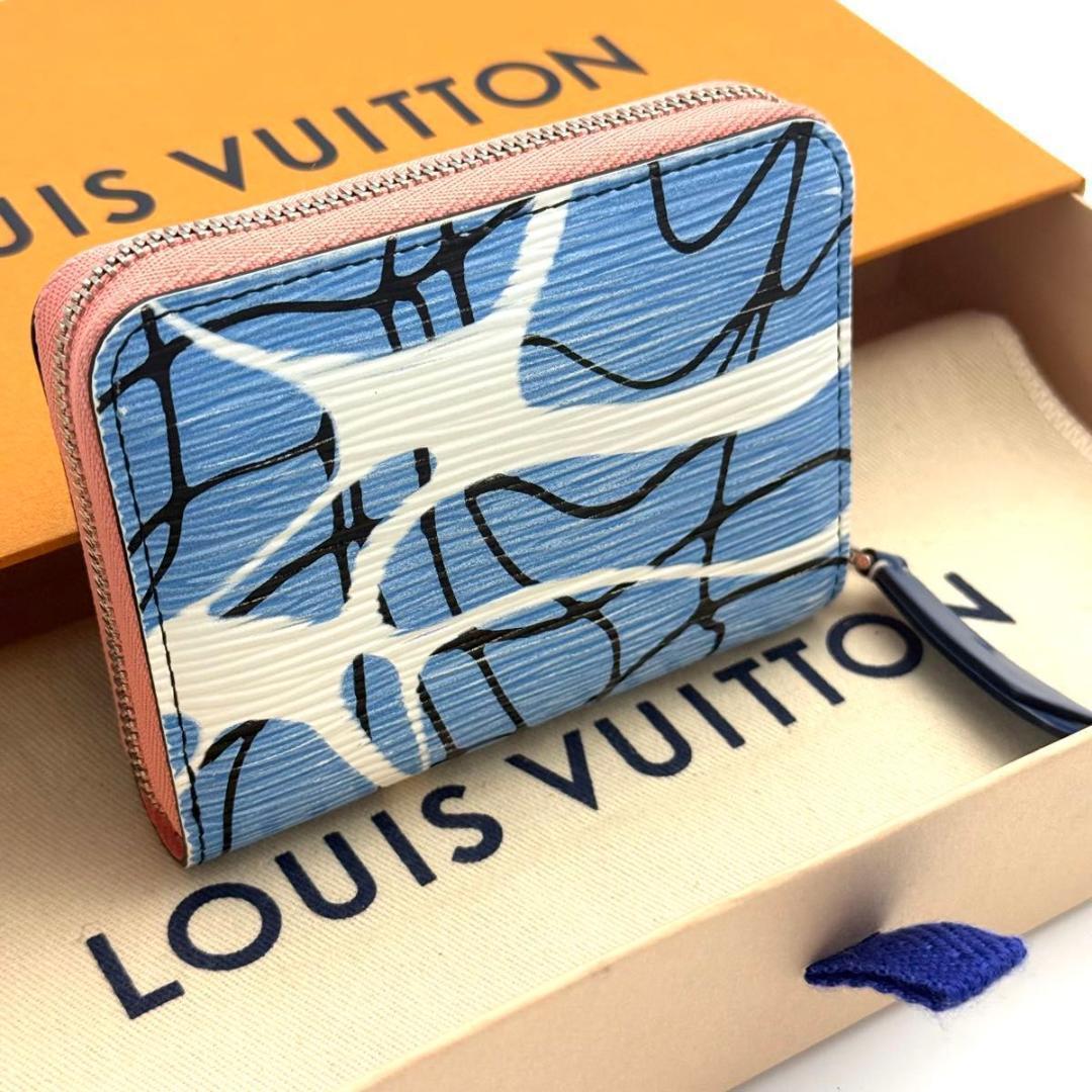 【最高級美品】ルイヴィトン エピ アクアパターン ジッピーパース 小銭入れ