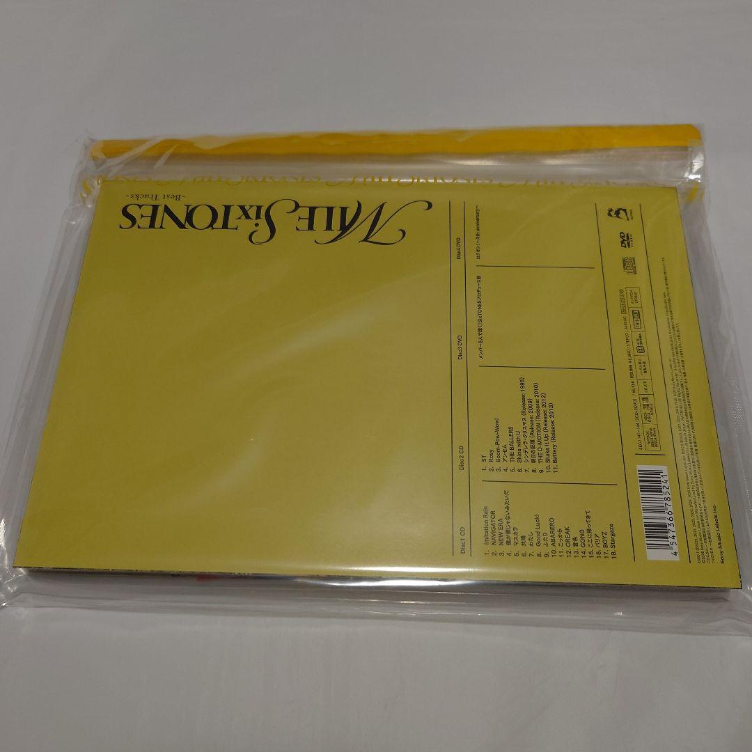 SixTONES　ベストアルバム　MILESixTONES　3形態　CD・DVD