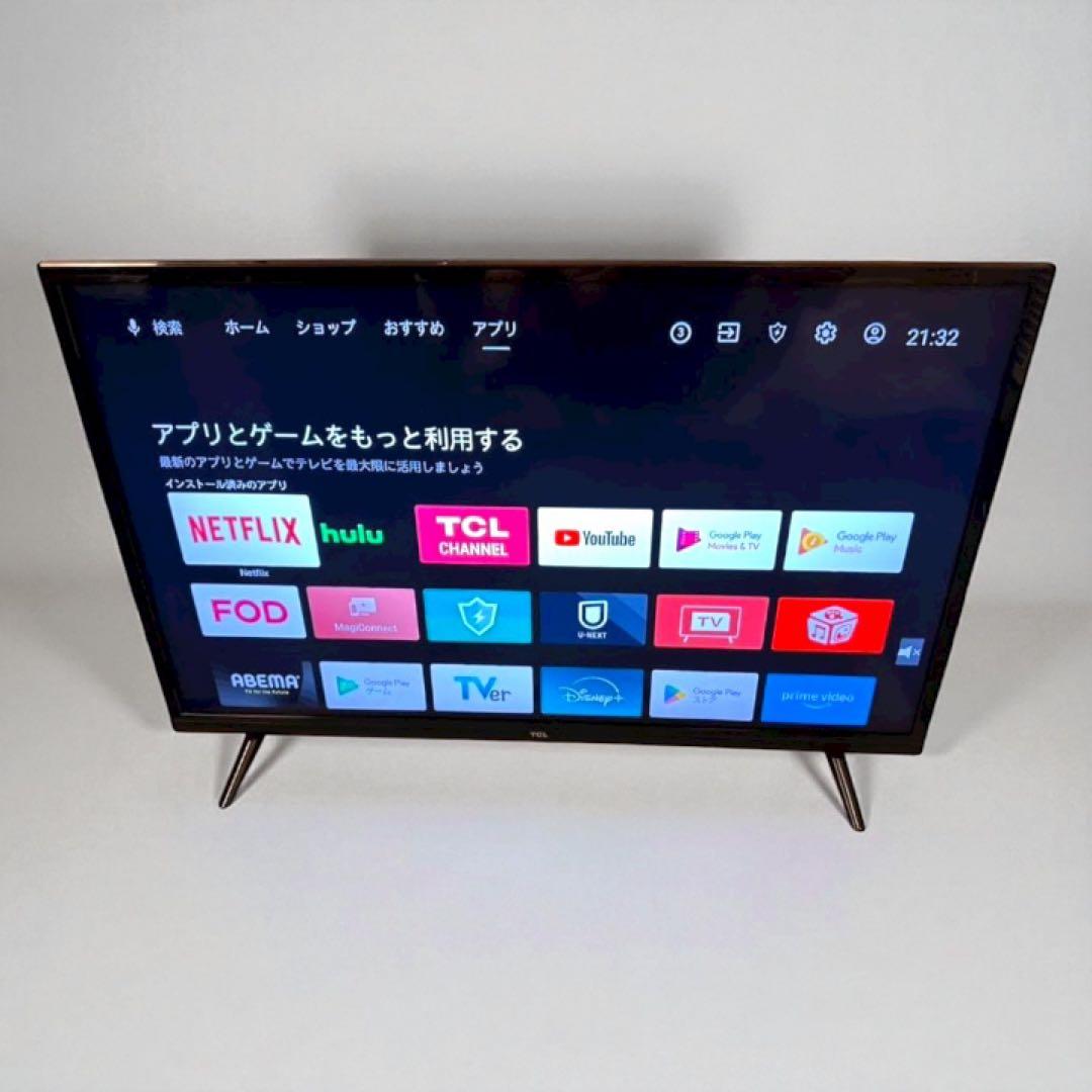 八6418【送料込み】TCL 2022年製 32型 液晶カテレビ