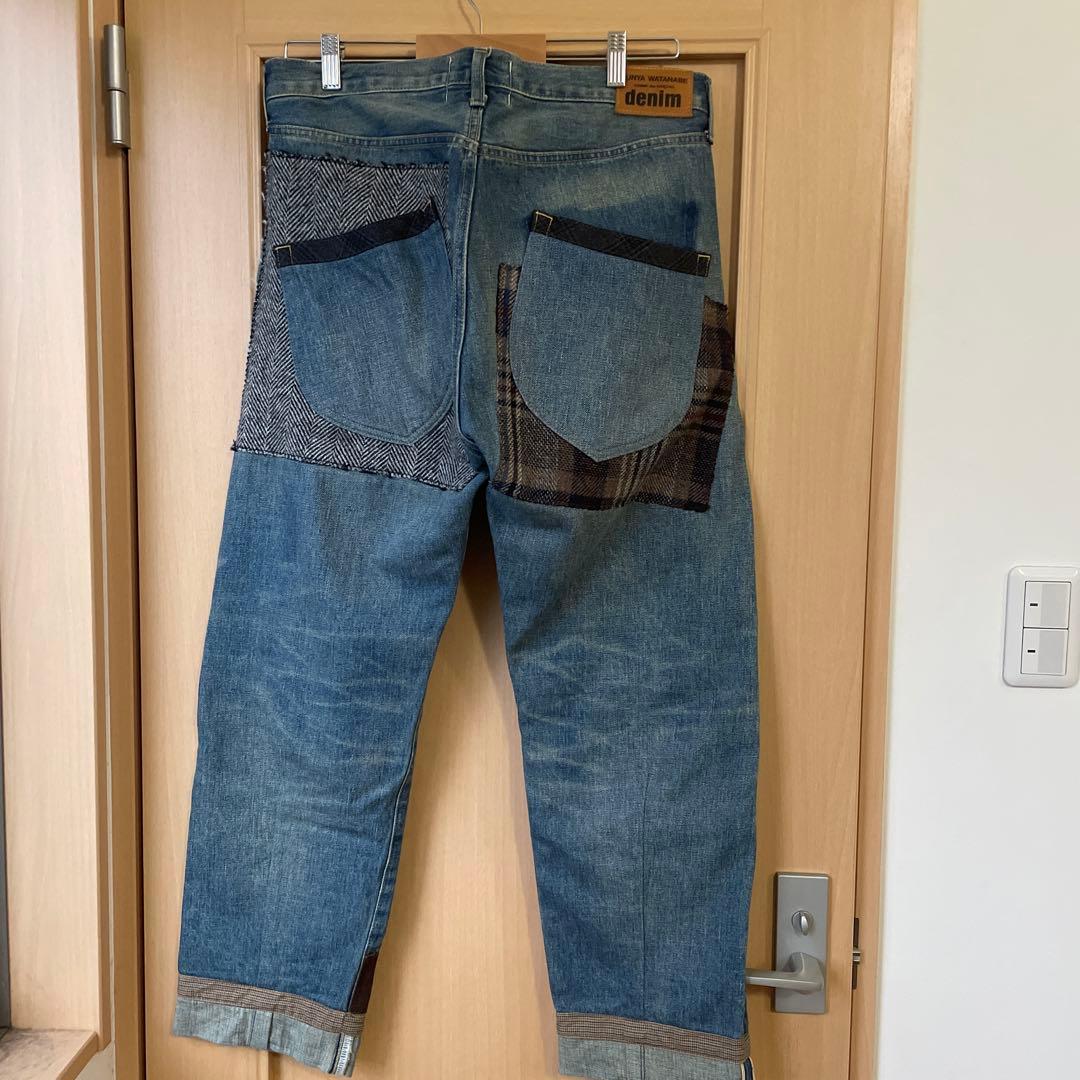 ジュンヤワタナベ　パッチワークデニム　Mサイズ