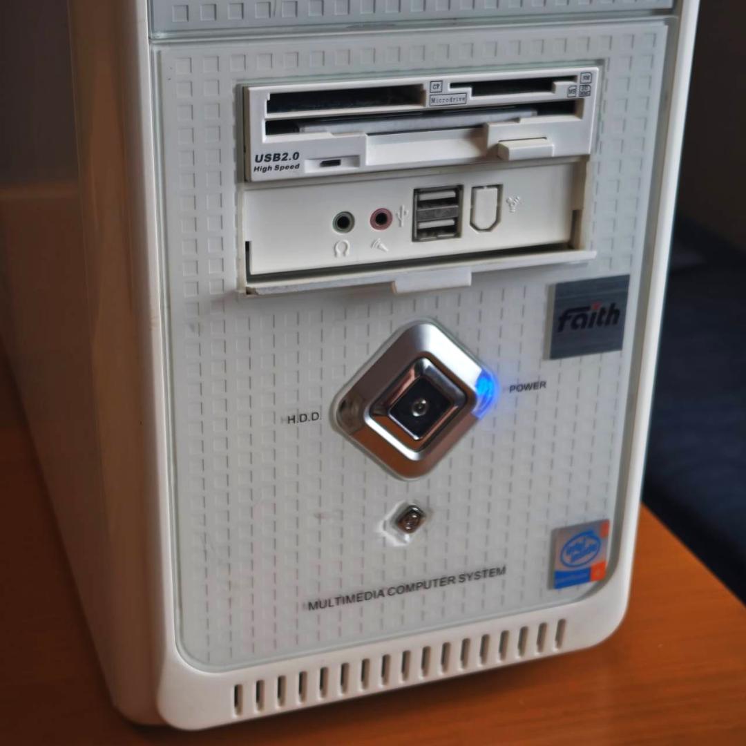 XP起動確認済 Faith Inspire VT 本体＋モニタ HDD無