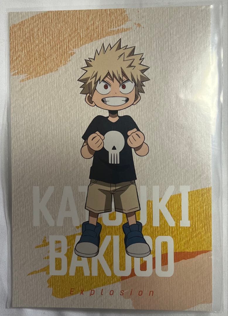 ヒロアカ　爆豪　ポストカード