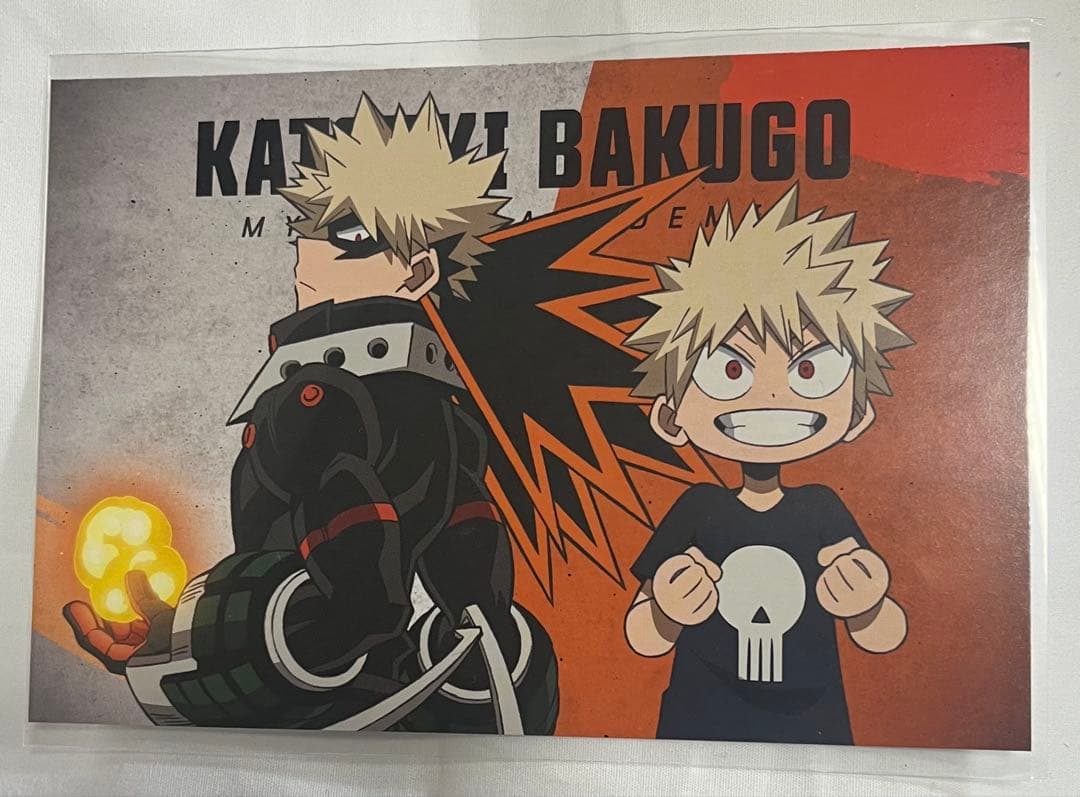 ヒロアカ　爆豪　ポストカード