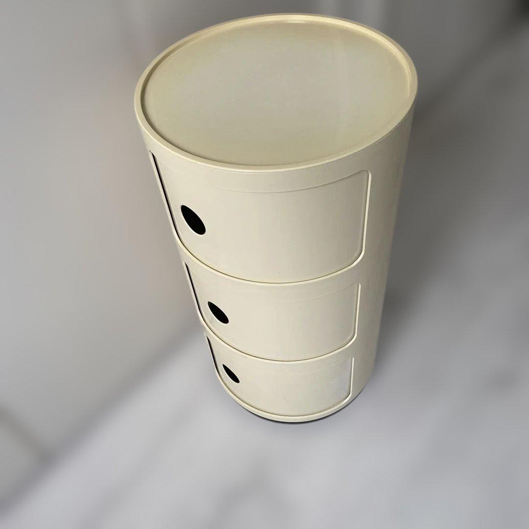 正規品　Kartellカルテル　コンポニビリ 3段 ホワイト　キャビネット　収納