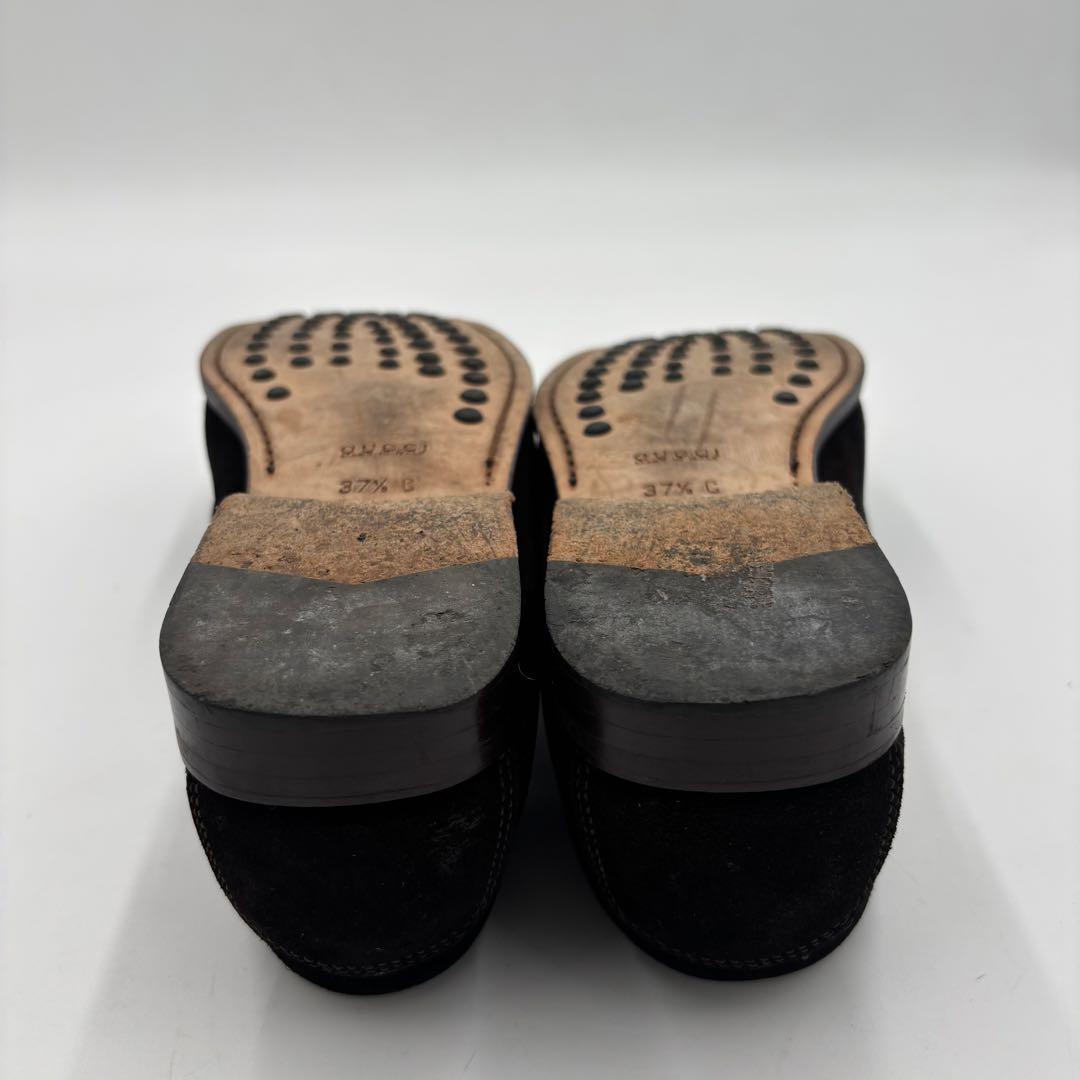 GUCCI グッチ ホースビット スエード ローファー ブラック 約24.5㎝