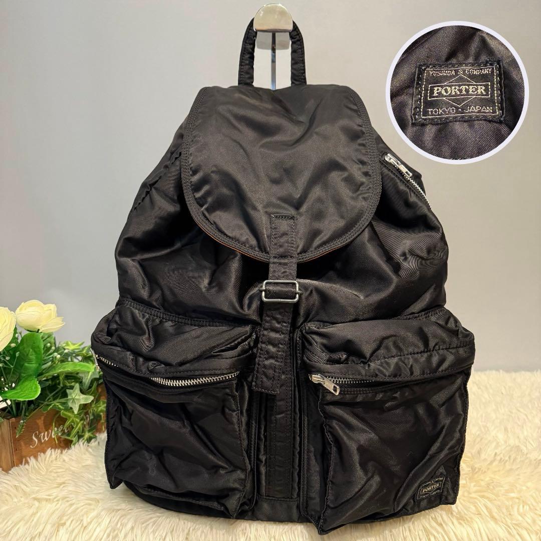 【極美品】希少 レア PORTER TANKER ポーター リュック ブラック