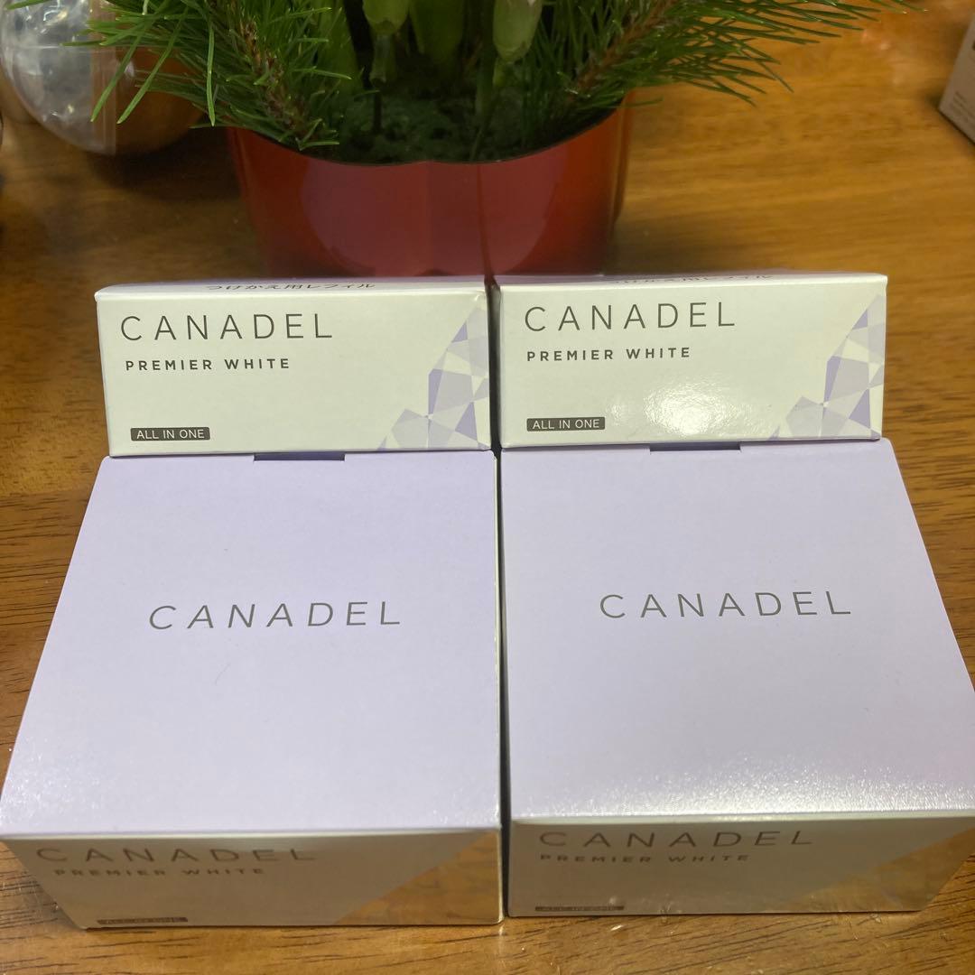 CANDEL PREMIER WHITE オールインワン 58g➕リフィル　4箱
