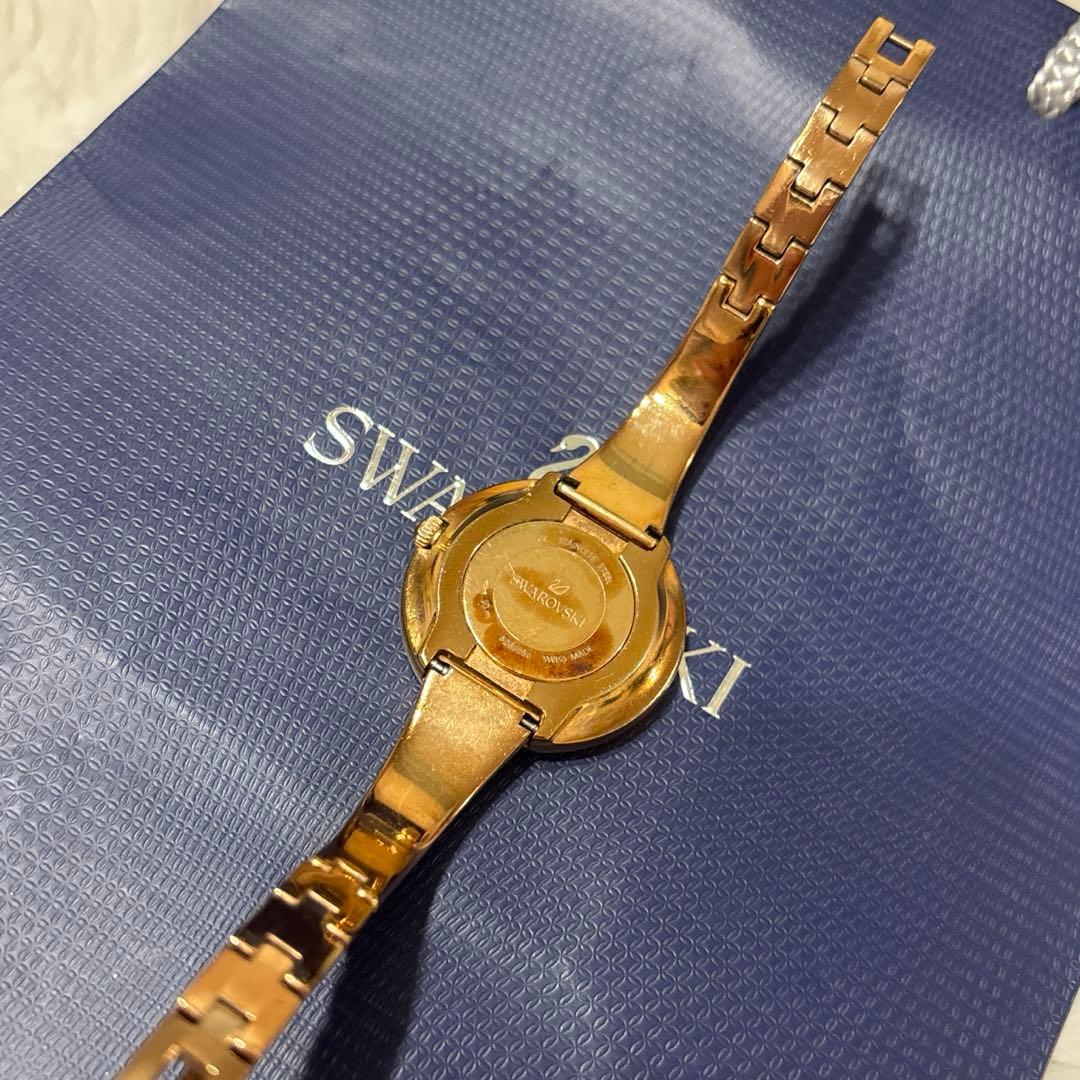 スワロフスキー SWAROVSKI 腕時計 クリスタルライン ピンクゴールド