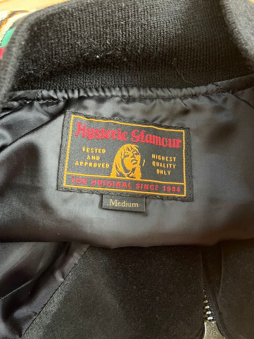 HYSTERIC GLAMOUR DETOROIT DOG刺繍スーベニアブルゾン