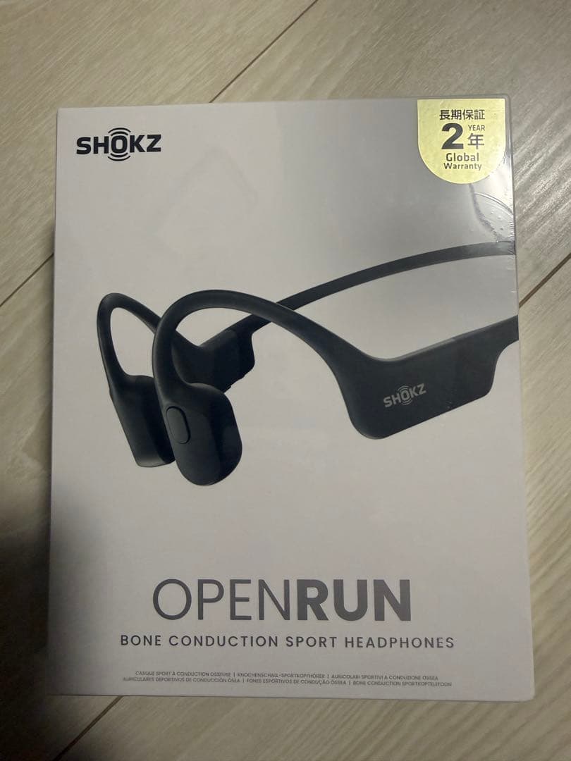 SHOKZ OPENRUN 骨伝導イヤホン ブラック S805