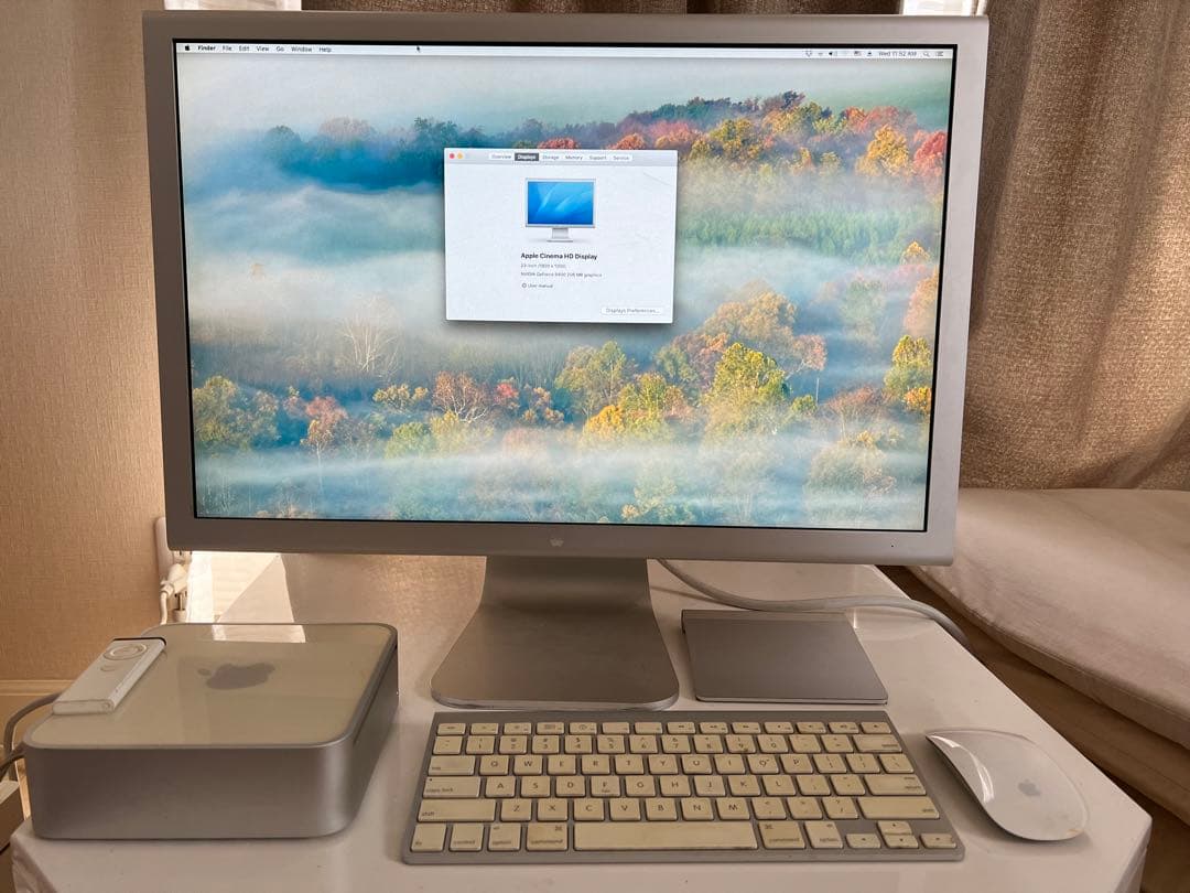 Macデスクトップ Mac Mini (2009)+ Apple Cinema HD Display
