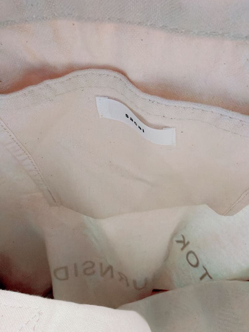 【sacai × WAVY】トートバッグ