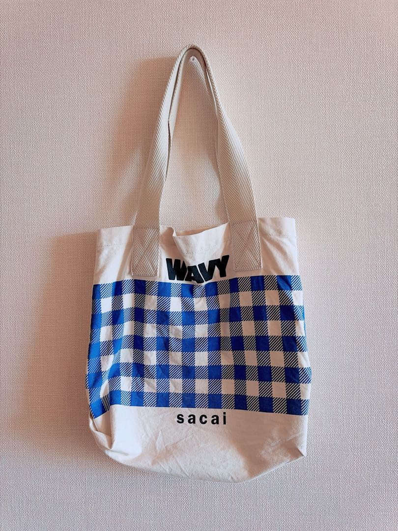 【sacai × WAVY】トートバッグ