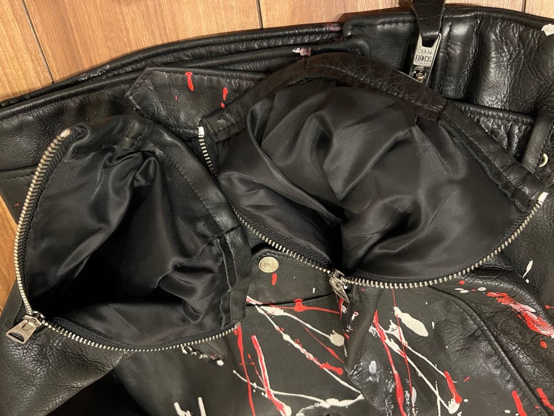 schott per21 626VN S レザーダブルライダースジャケット