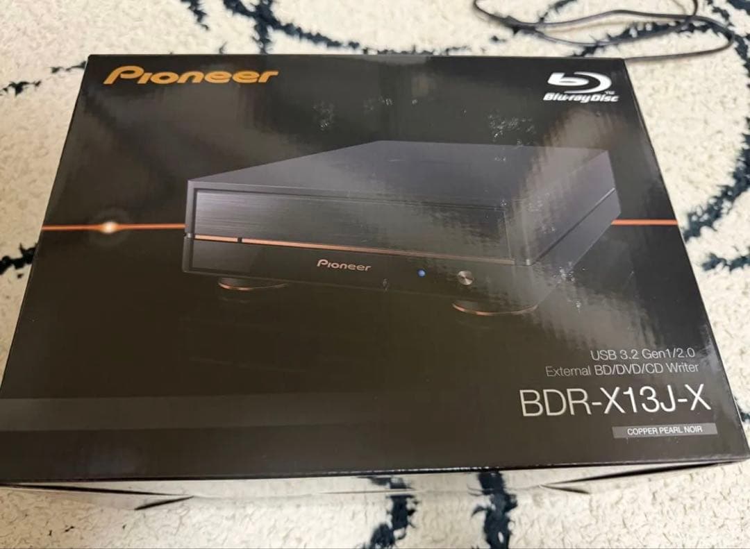 【最安値】Pioneer BDR-X13J-X 外付けブルーレイディスクドライブ
