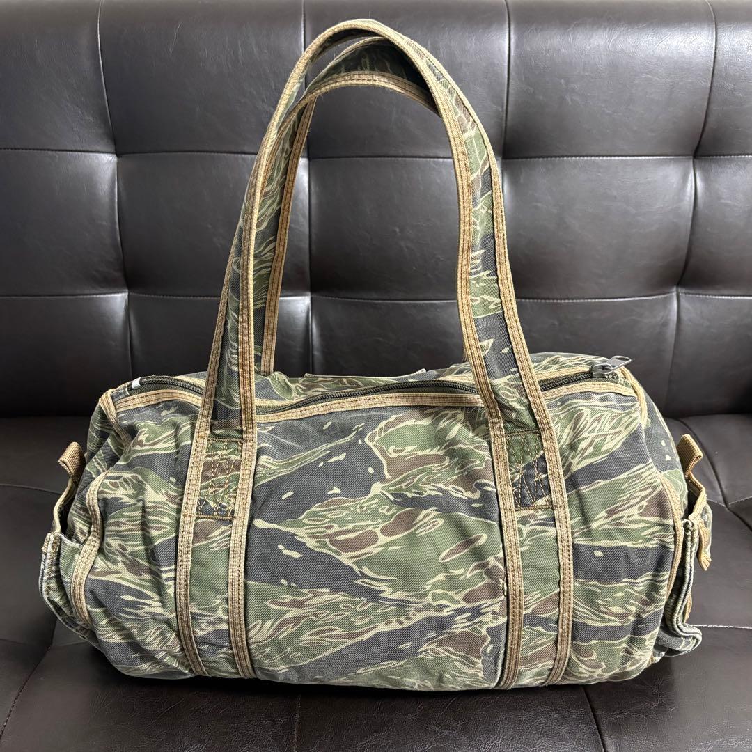 【美品】HYSTERIC GLAMOUR ボストンバッグ タイガー カモ ドラム