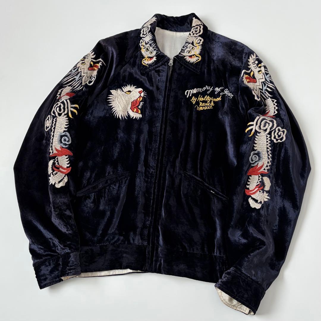 白*田様 ハリウッドランチマーケット 白虎タイガー&ドラゴン&イーグル 別珍 ス