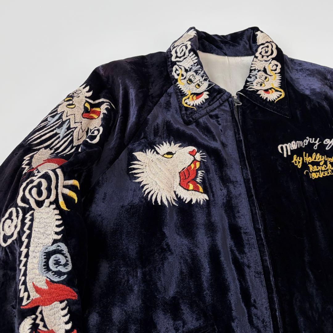 白*田様 ハリウッドランチマーケット 白虎タイガー&ドラゴン&イーグル 別珍 ス