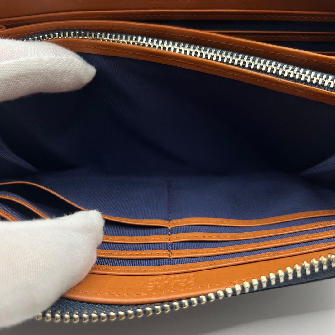 【未使用品】 PRARE 1957 コードバン 長財布　ラウンドファスナー