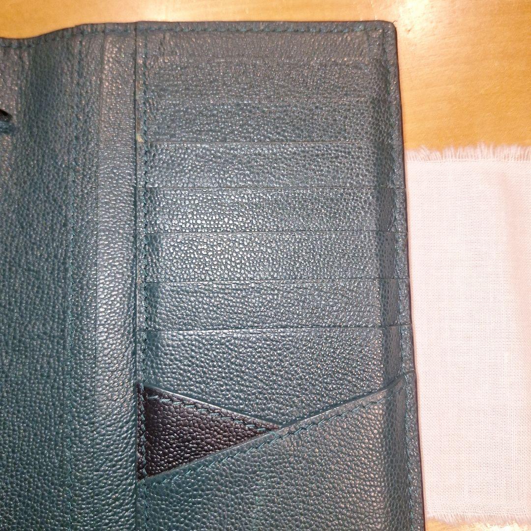 お*ん様 ☘️メリークリスマス☘️ BVLGARI レザー長財布 291156