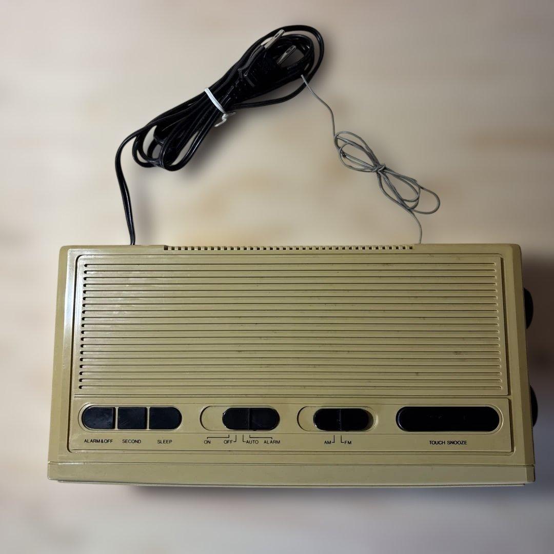 ルミタイム　デジタルクロックラジオ　時計　レトロ　田村電機製作所