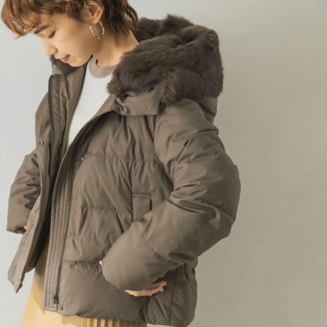 極美品☆希少☆アーバンリサーチ　ダウンジャケット　ショート　ラビットファー　38