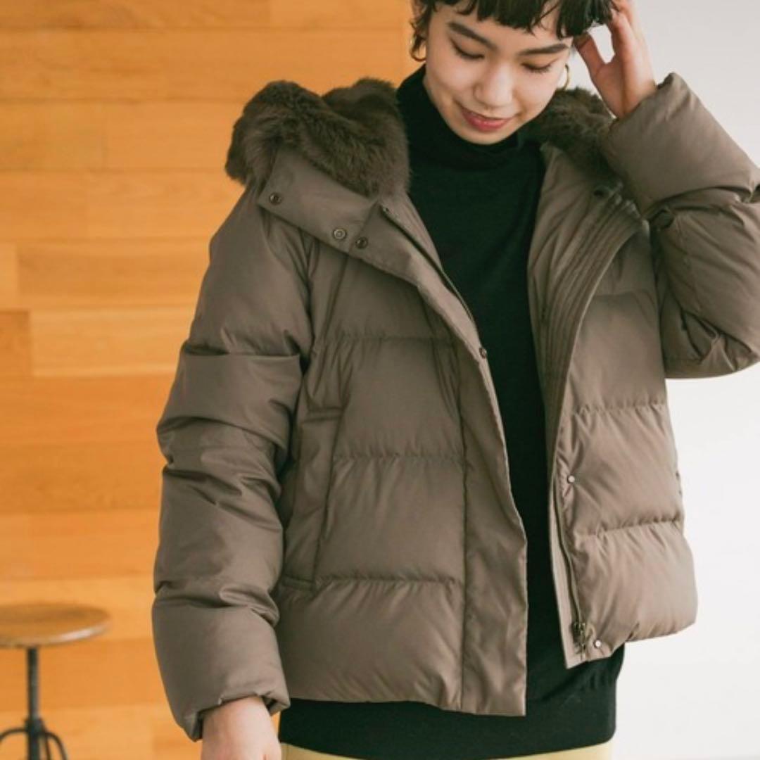 極美品☆希少☆アーバンリサーチ　ダウンジャケット　ショート　ラビットファー　38