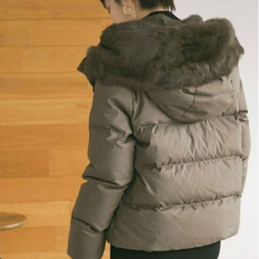 極美品☆希少☆アーバンリサーチ　ダウンジャケット　ショート　ラビットファー　38