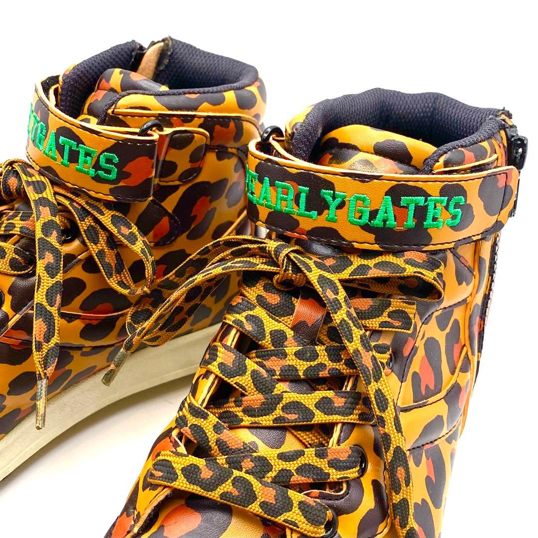 新品同様　極上美品　パーリーゲイツ　お買い得品　定価30,800円　綺麗ヒョウ柄