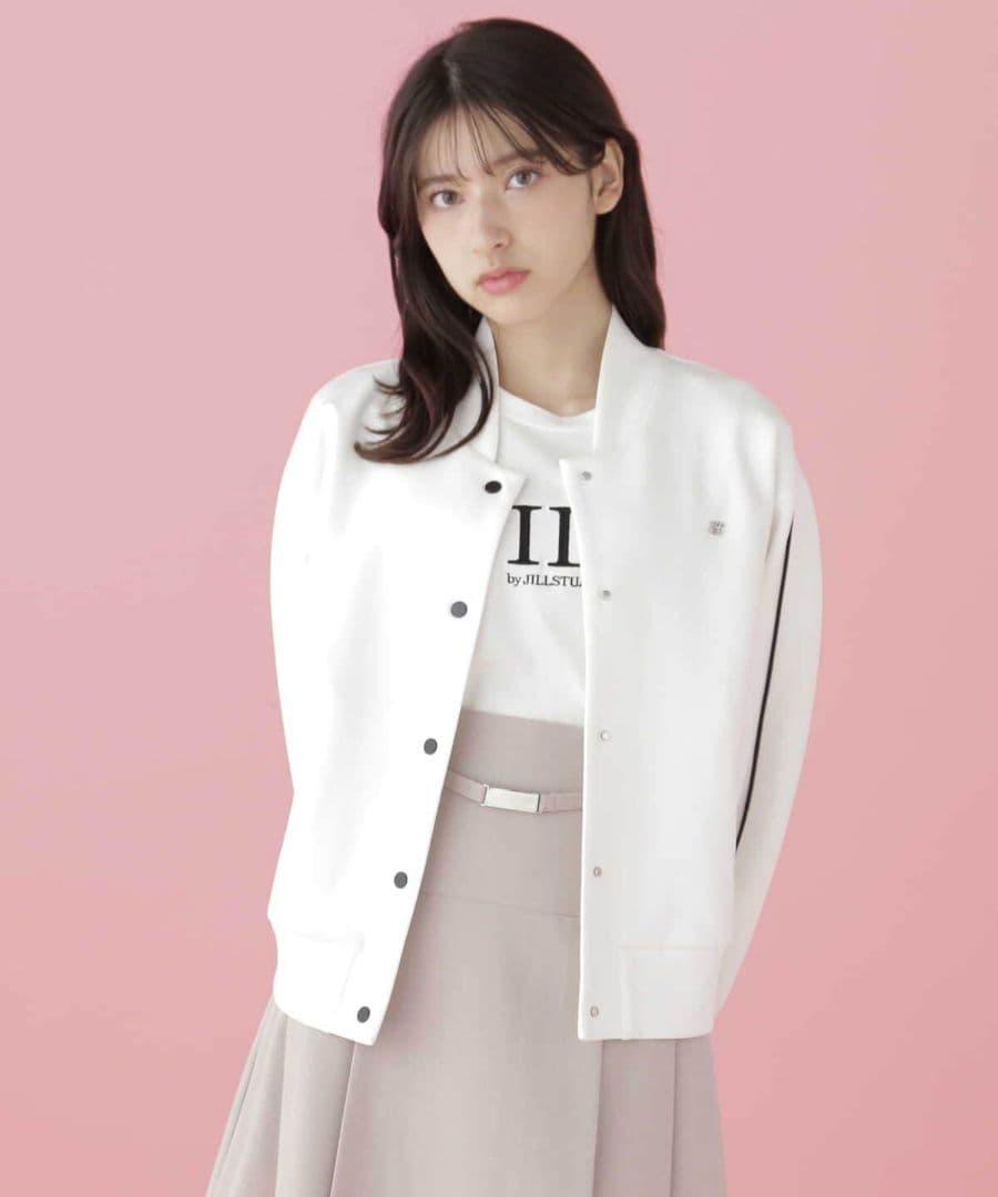 新品！ジルバイジルスチュアート　バイカラーパイピング スタジャン