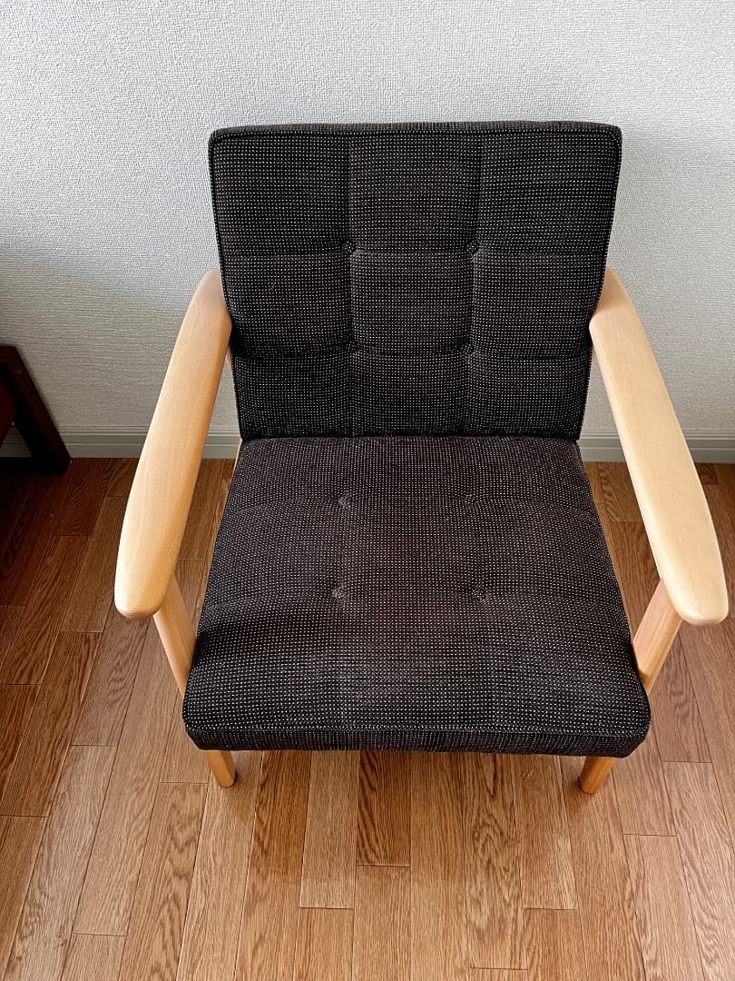 カリモク、カリモク60、Kチェア、一人掛け、美品
