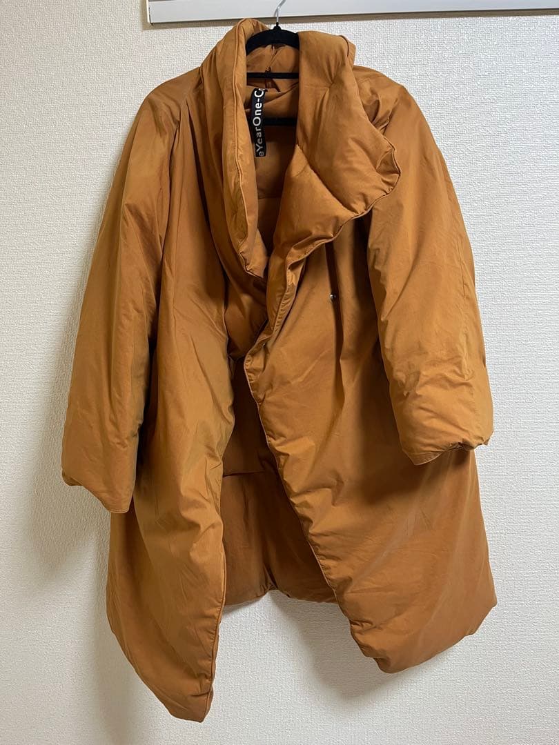 【脳盗市場】ダウンコートオレンジ