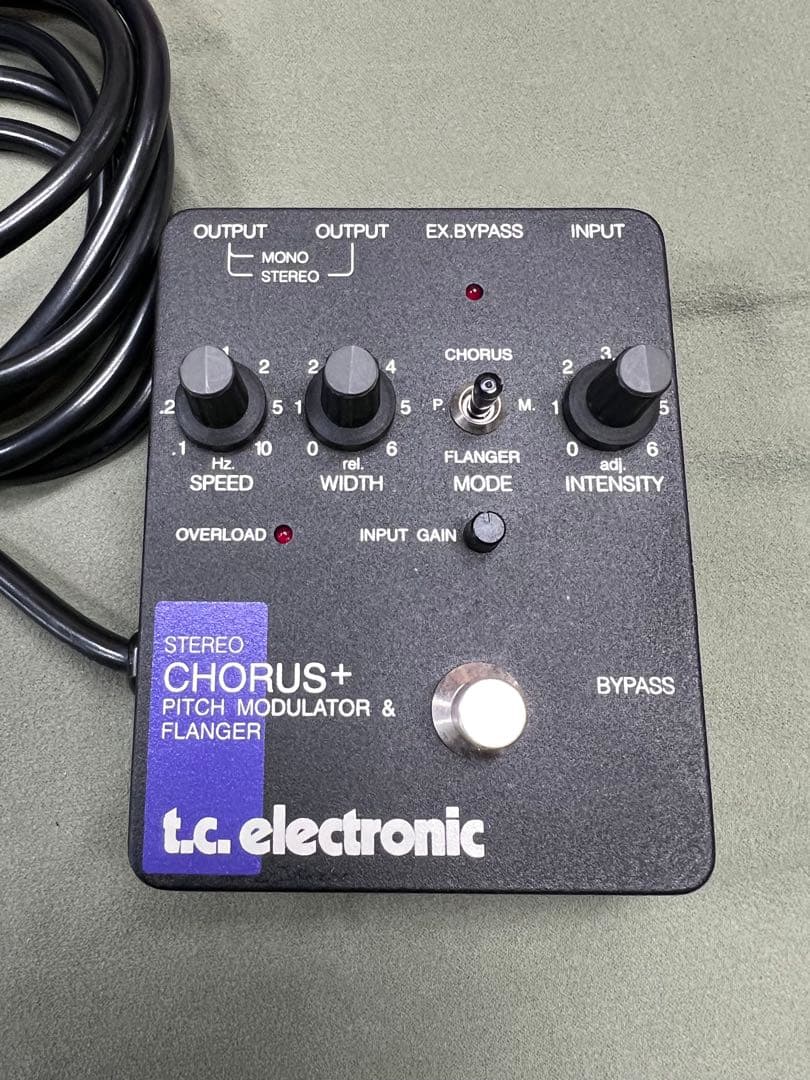 松本孝弘氏も使用　t.c. electronic CHORUS+ エフェクター