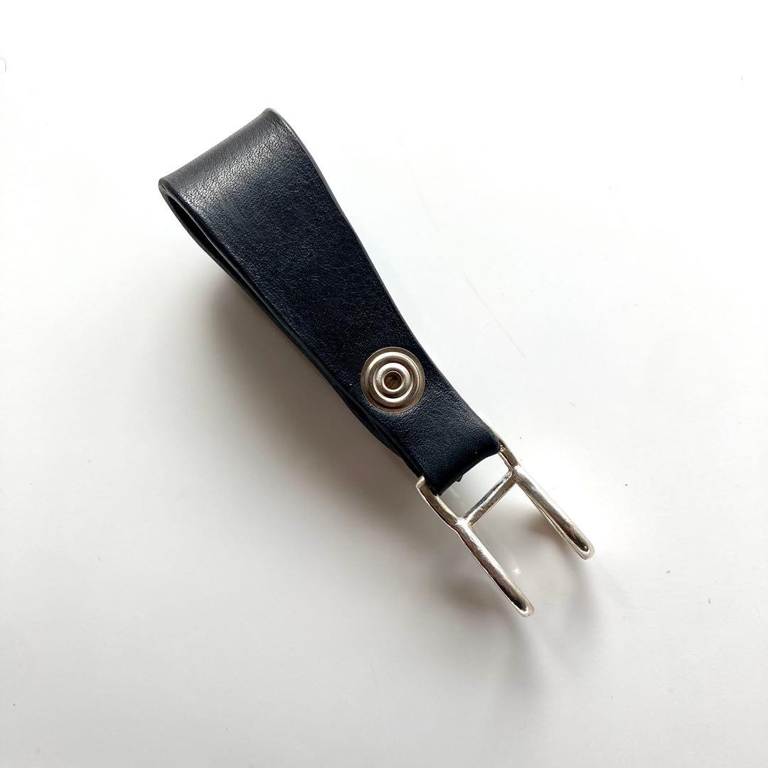 シルバー925 クロスボール レザーベルトループ BWL 新品 リンク部分メッキ