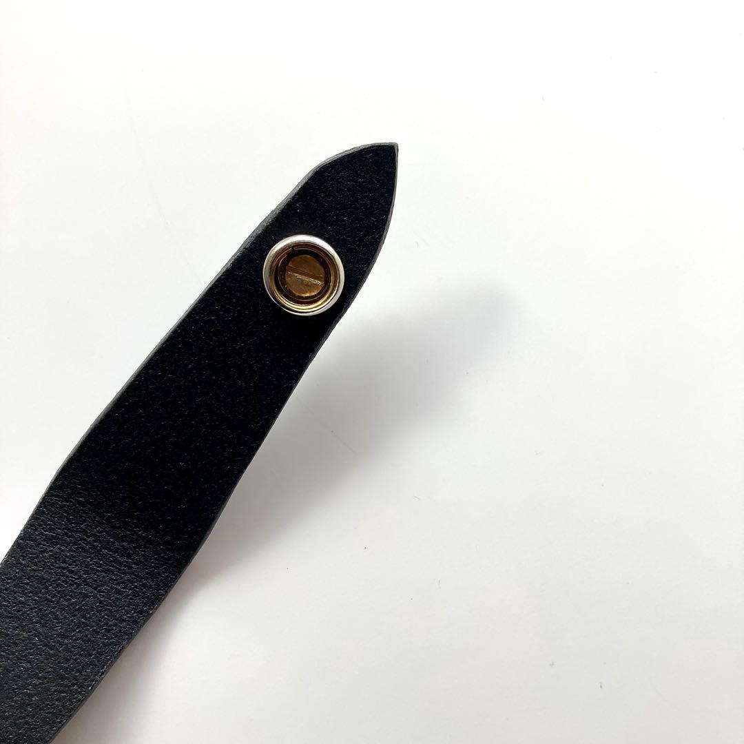 シルバー925 クロスボール レザーベルトループ BWL 新品 リンク部分メッキ