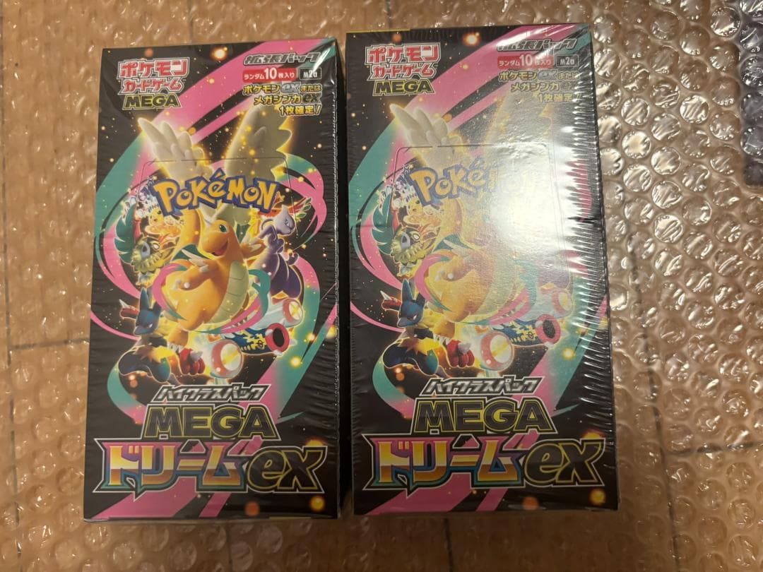 ポケモンカードゲーム MEGA ドリームEX 2box シュリンク付き