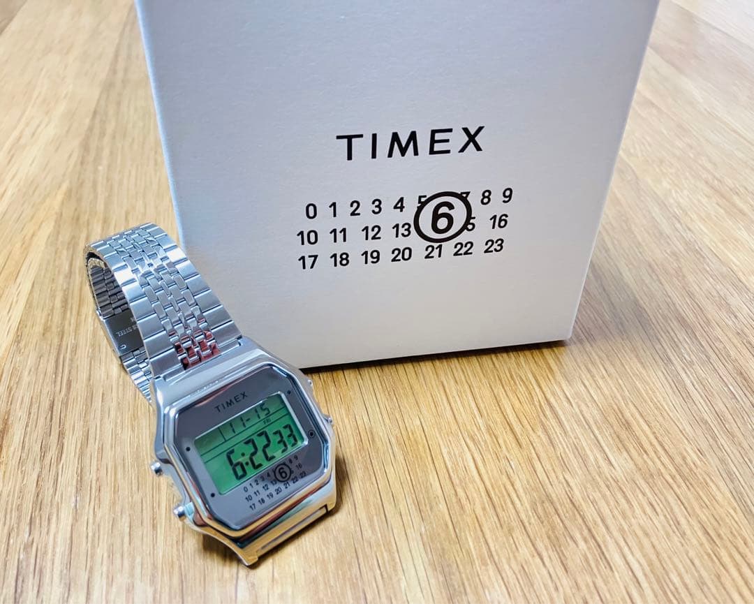 時計 TIMEX x MM6 Maison Margiela T80 Silver