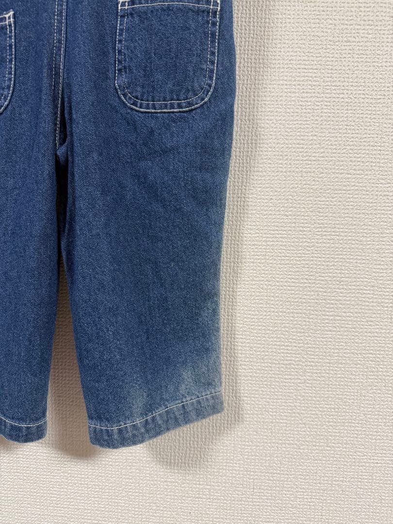 プーさん　ベビーロンパース　オーバーオール　ヴィンテージ　古着　24M