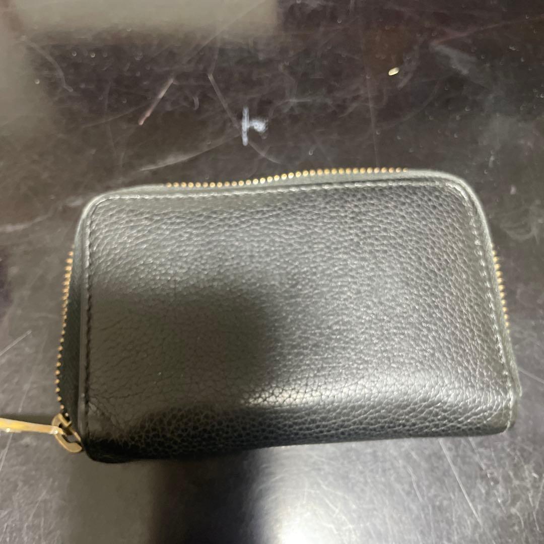 美品 GUCCI レザーケース ブラック