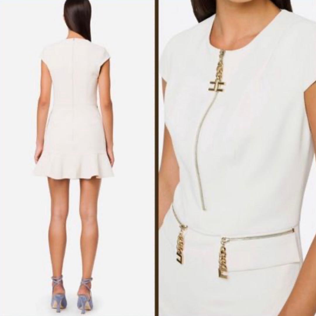 ELISABETTA FRANCHI ノースリーブミニワンピース