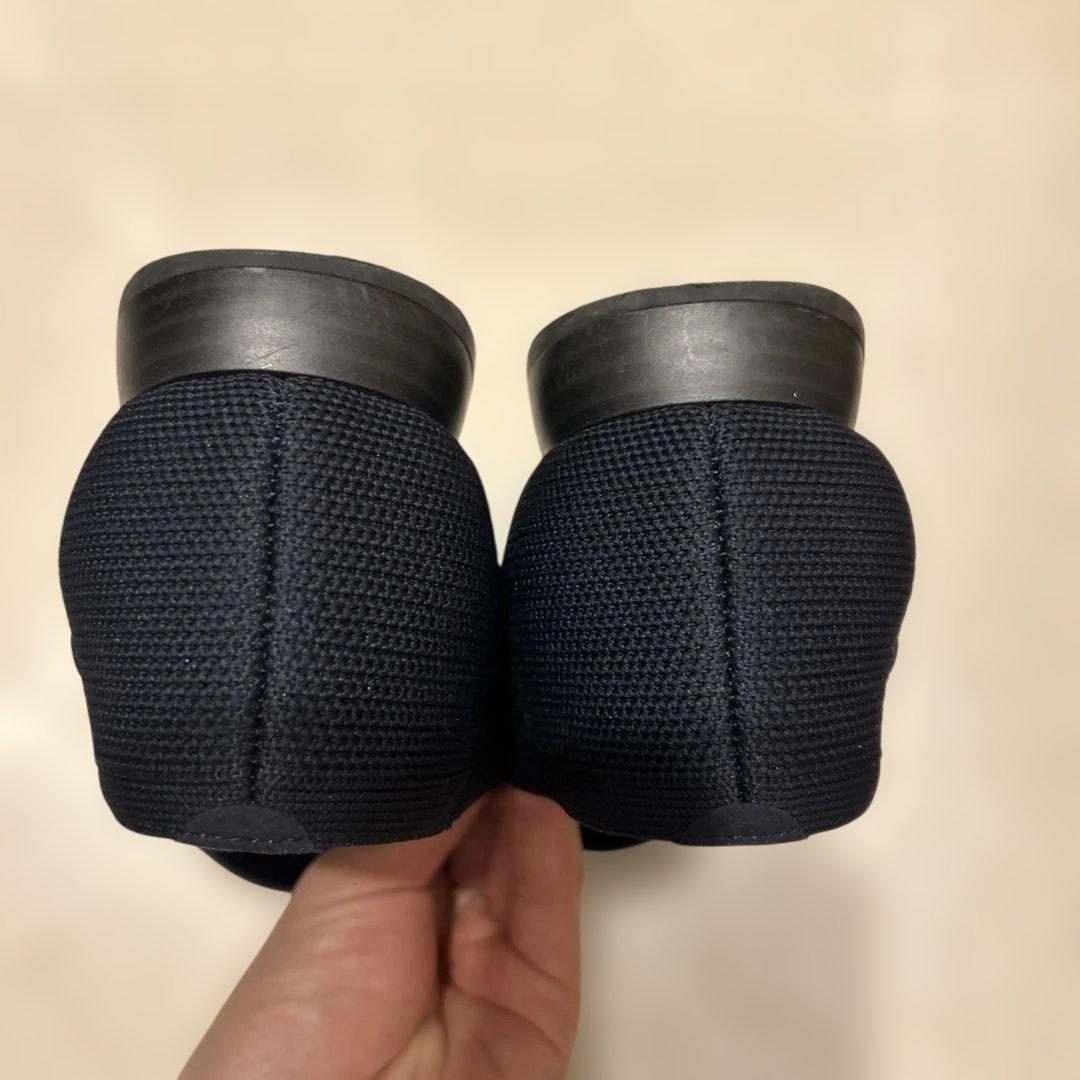 【VIVAIA】スクエアトゥ ノットデザイン ローファー　ネイビー