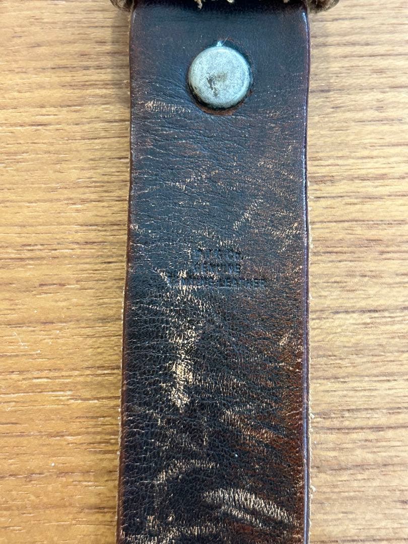 old joe オールドジョーアンドコー レザーベルト 茶芯