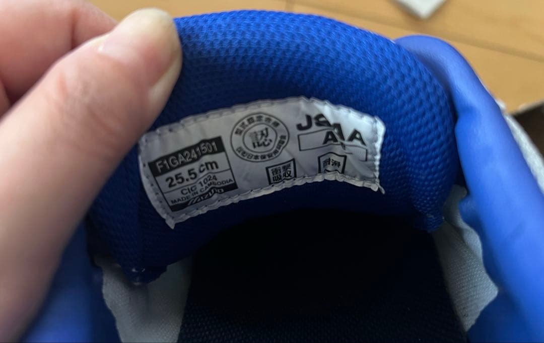 【美品】MIZUNO 安全靴　サイズ25.5cm